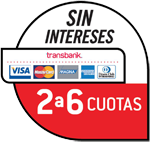 6 Cuotas Precio Contado